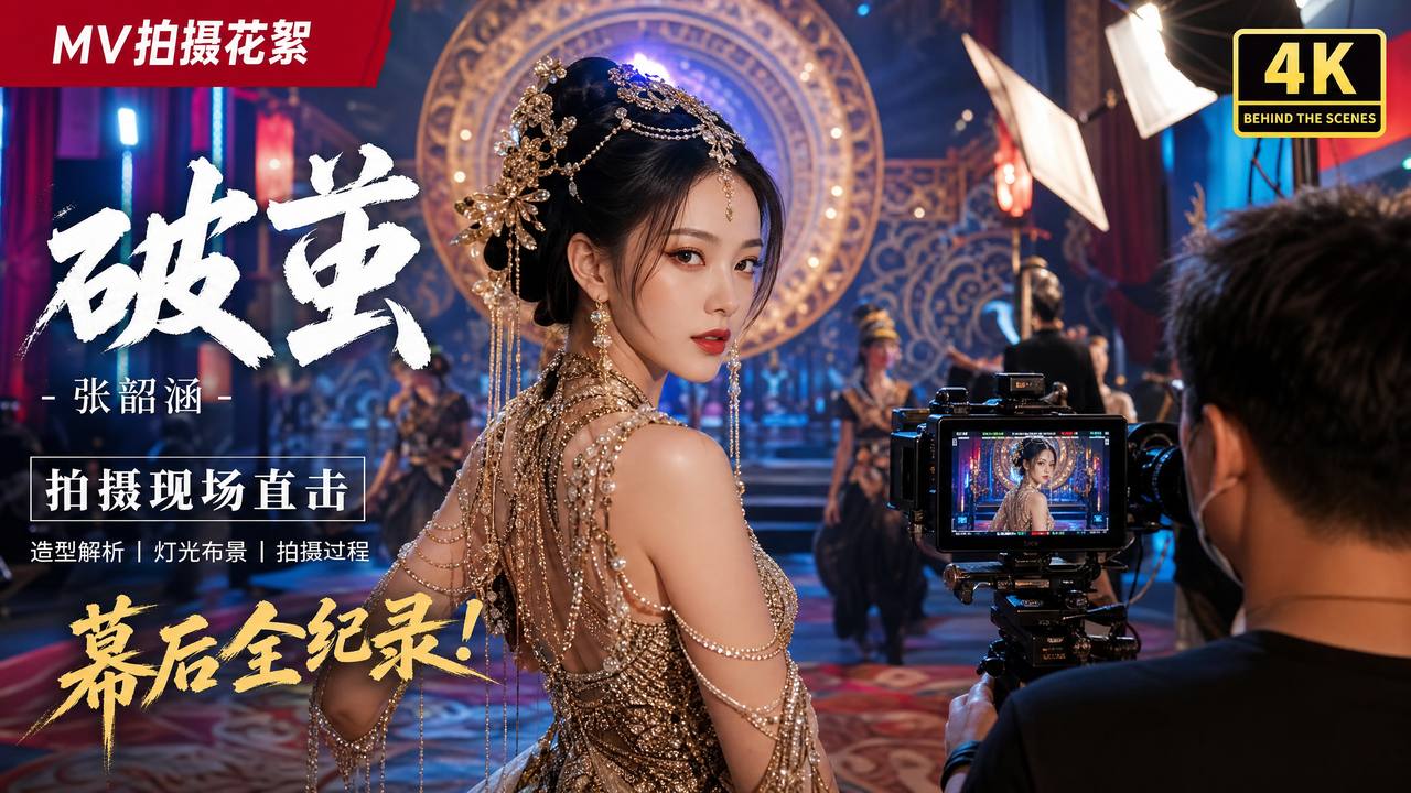 网红主播MV拍摄花絮传媒
